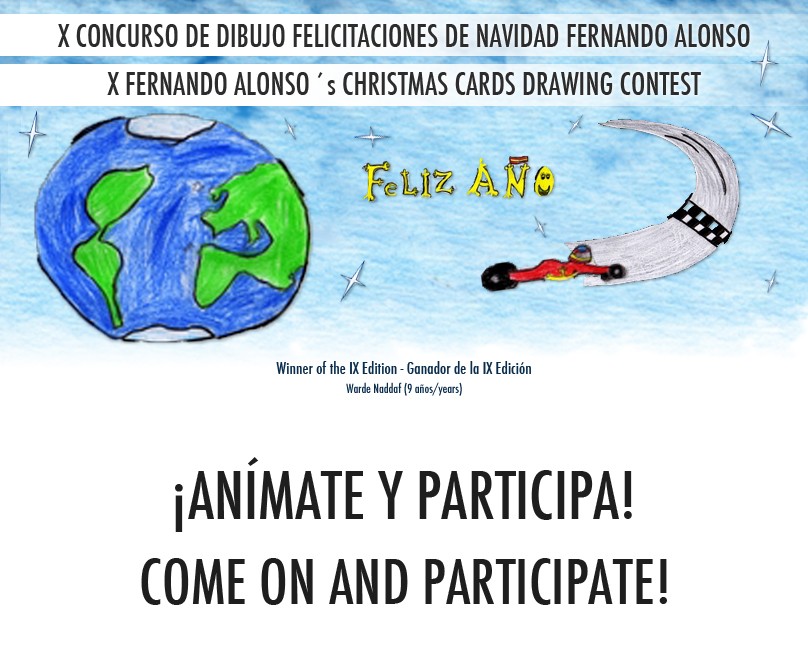 Concurso Felicitaciones navideñas Fernando Alonso