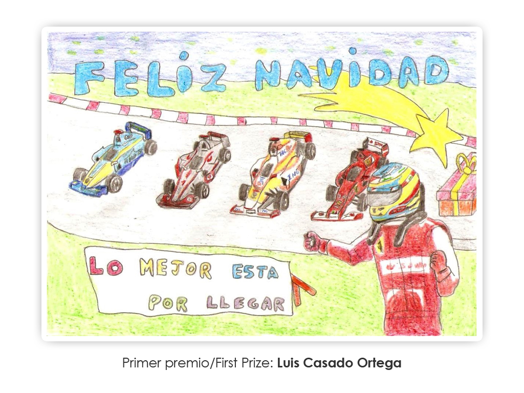 Winners of the Contest “Fernando Alonso Christmas Card”
