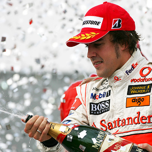 En 2007 Fernando Alonso fichó por la escudería McLaren