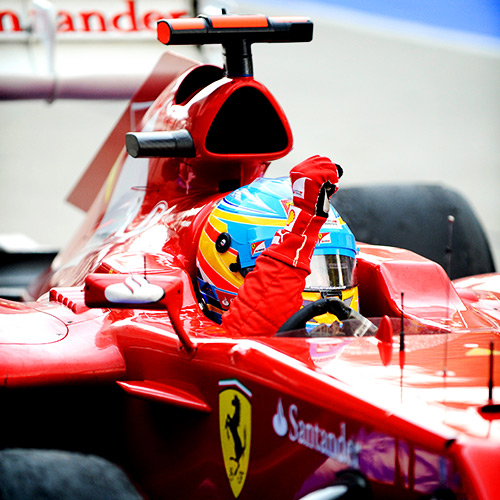 Subcampeón de Fórmula 1 con Ferrari.